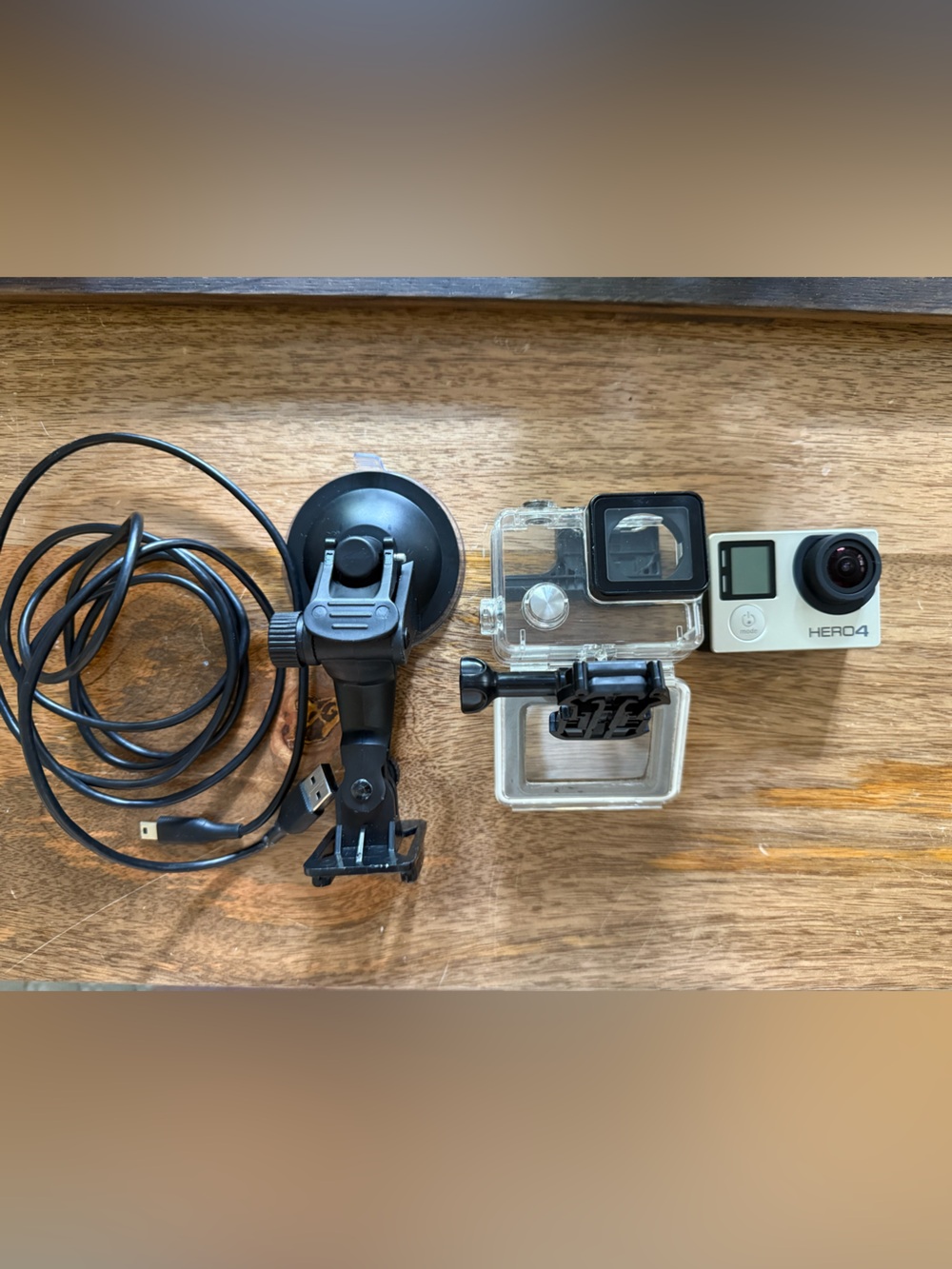 GoPro HERO4 White and Black Action Camera with Mounts